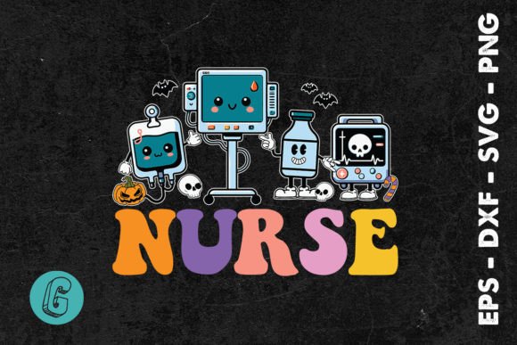 A Halloween Nurse Design for Practical Embroidery