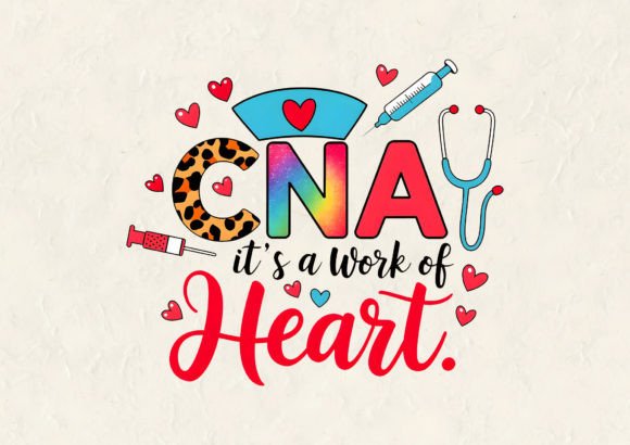 CNA It’s a Work of Nurse T-Shirt Design: Embroidery Review