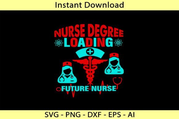 Nurse Degree Loading Future Nurse: Embroidery Design Review
