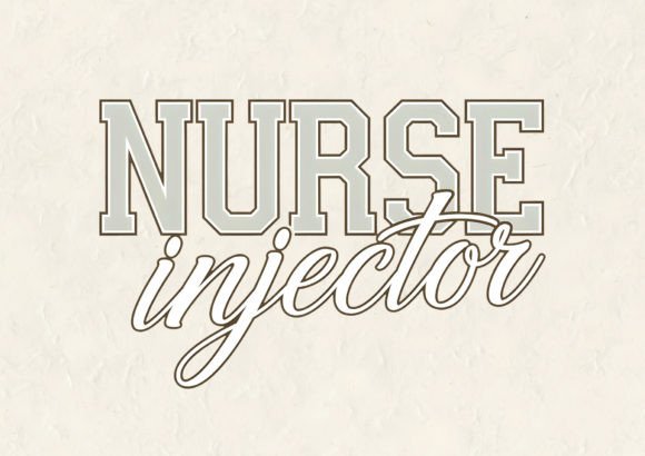 Nurse Injector Design: A Clean, Professional Emblem