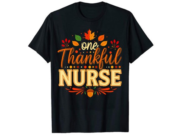 One Thankful Nurse T-Shirt Design