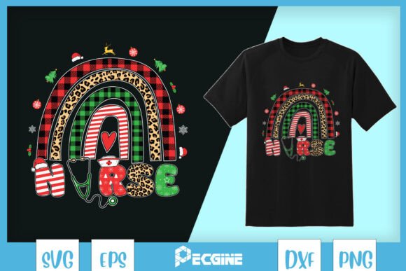 Rainbow Nurse Christmas Nurse SVG Embroidery Review