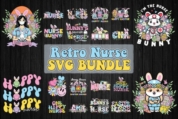 Retro Nurse Easter SVG Bundle: A Designer's Review